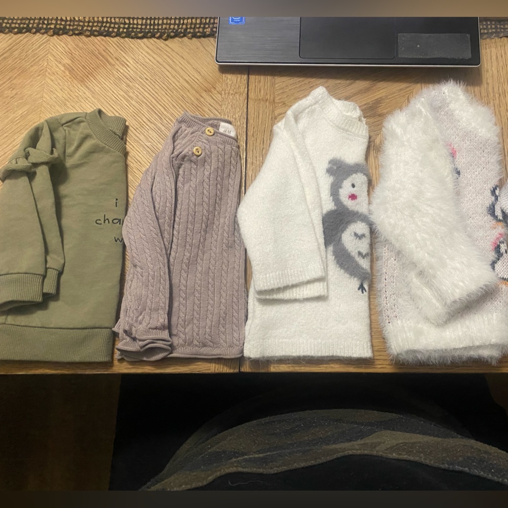 6 Piece Winter Sweater set: H&M, Target, and Tucker Tate mix